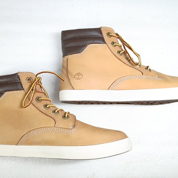 Timberland Dausette Wheat Nubuck High Top Sneaker Boots Women’s 9 Great Cond - Picture 6 of 16